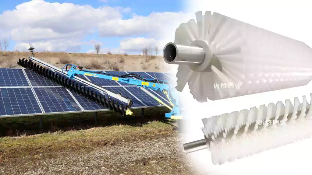 Solar Cleaning Brushes Roller